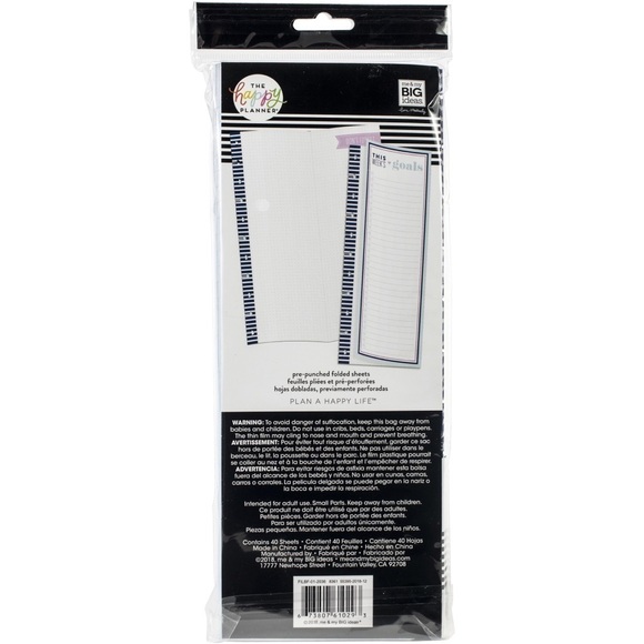 The Happy Planner BIG Folded Note Paper Goals - Picture 3 of 3